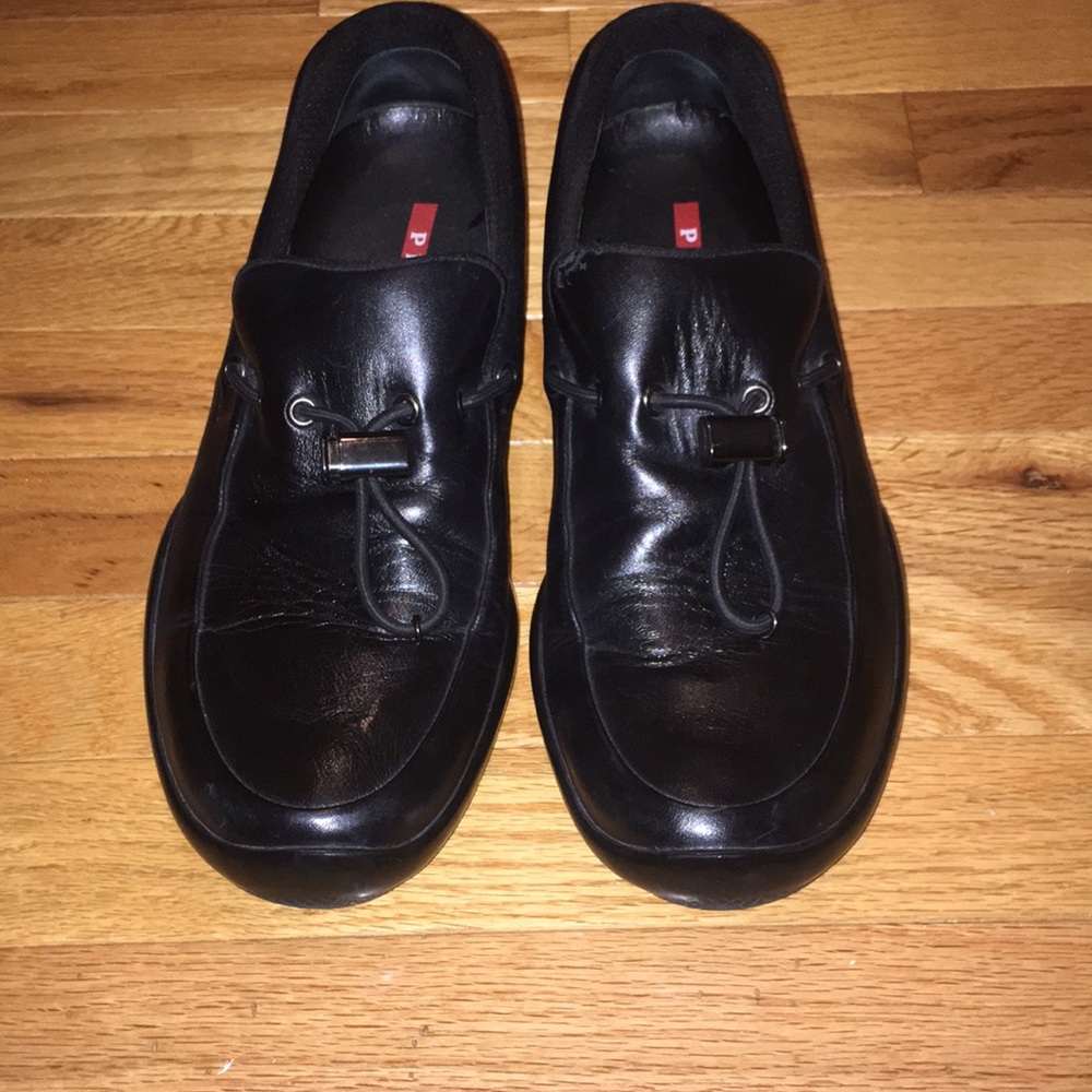 Men’s Prada toggle loafers